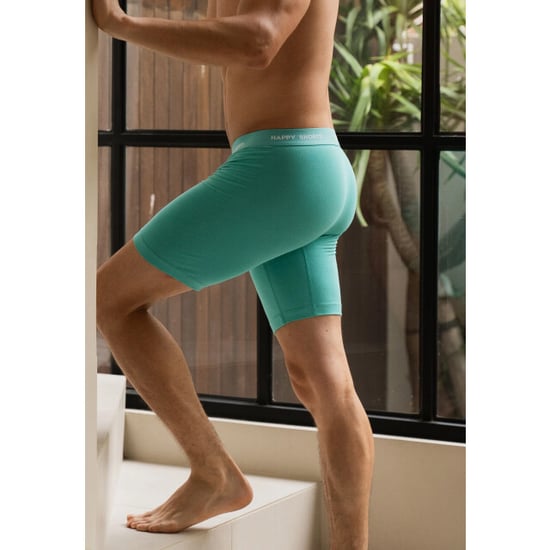 Happy Shorts Heren boxershorts met lange pijpen boxer briefs neon groen/blauw - Image 3