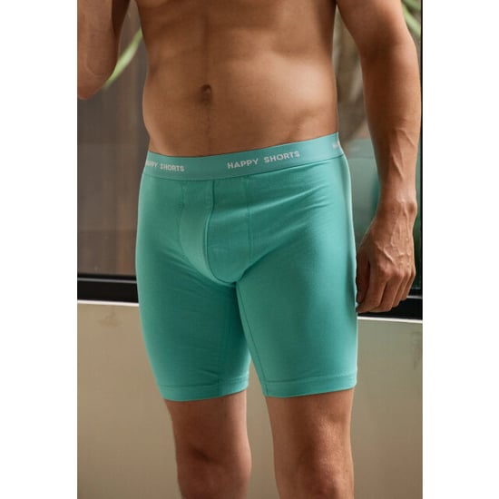 Happy Shorts Heren boxershorts met lange pijpen boxer briefs neon groen/blauw - Image 5