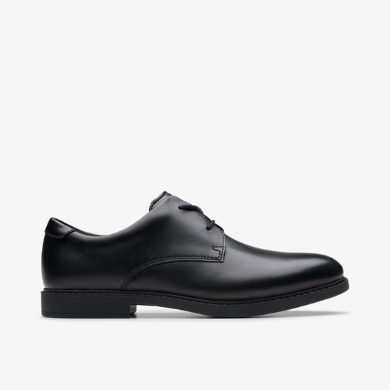 Scala Loop Y Black Leather Shoes - Image 1