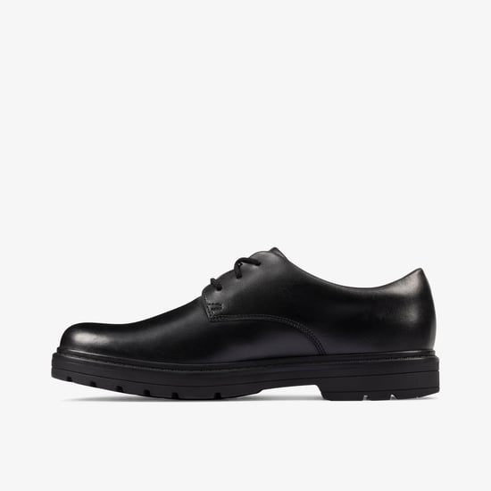 LoxhamDerby Y Black Leather Shoes - Image 2