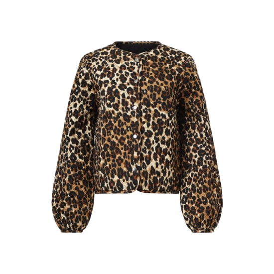 Smashed Lemon Kort zwart en bruin cheetah print damesjack | - Image 2