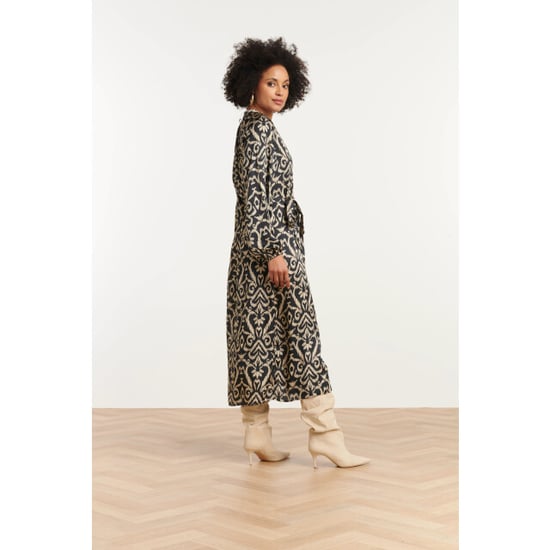 Smashed Lemon 25775 – jurk met abstract bloemdessin | - Image 4