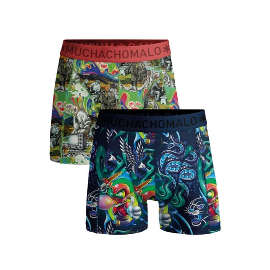 Muchachomalo Heren 2-pack boxershorts new school - Image 5