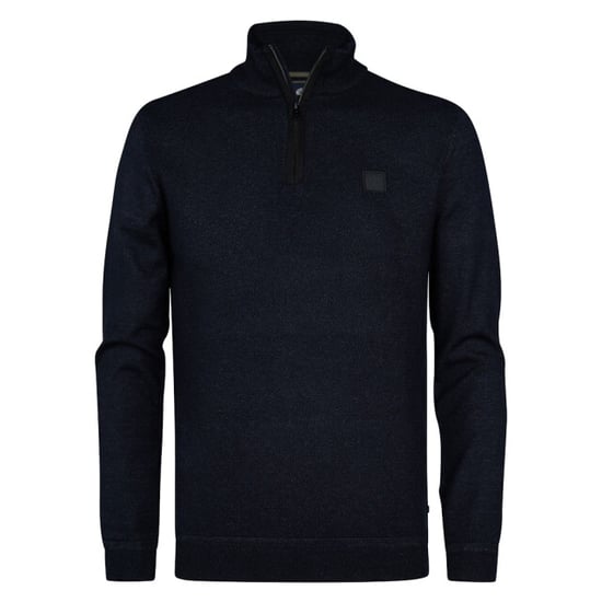Petrol Industries men knitwear collar m-3050-kwc214 9111 deep black - Image 1