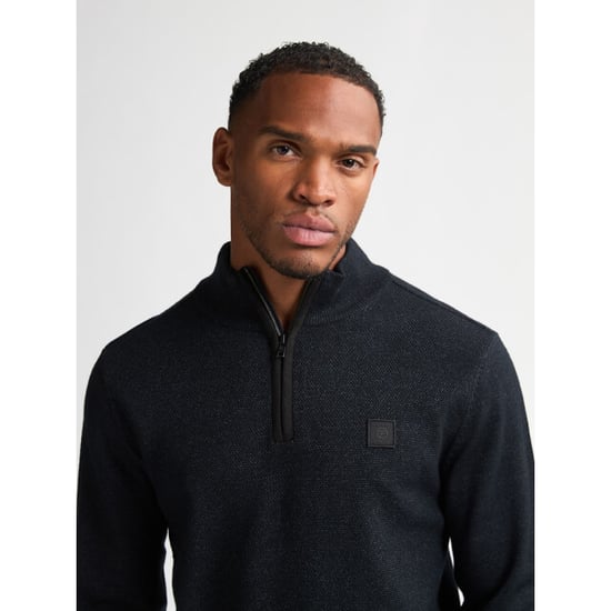 Petrol Industries men knitwear collar m-3050-kwc214 9111 deep black - Image 6