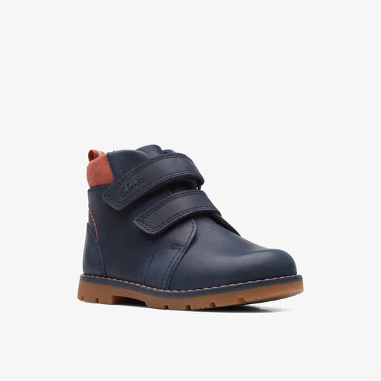 Heath Strap T Navy Boots - Image 3