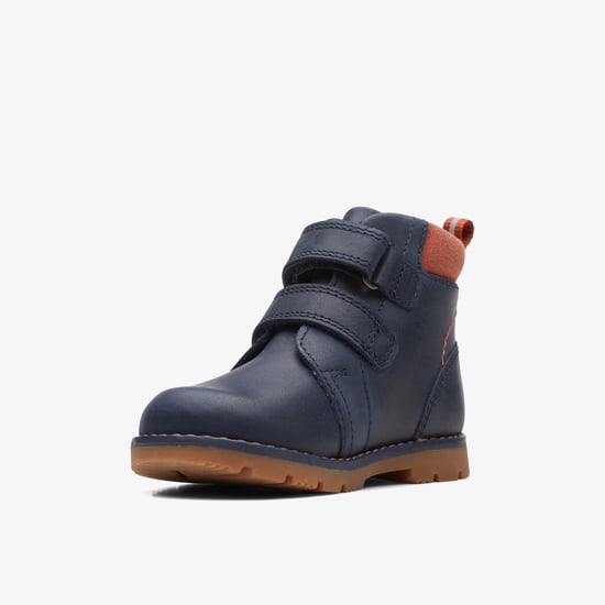Heath Strap T Navy Boots - Image 4