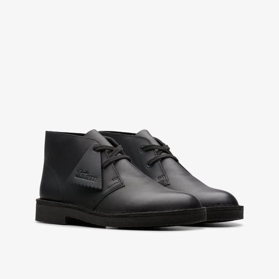 Desert Boot O Black Leather Boots - Image 4