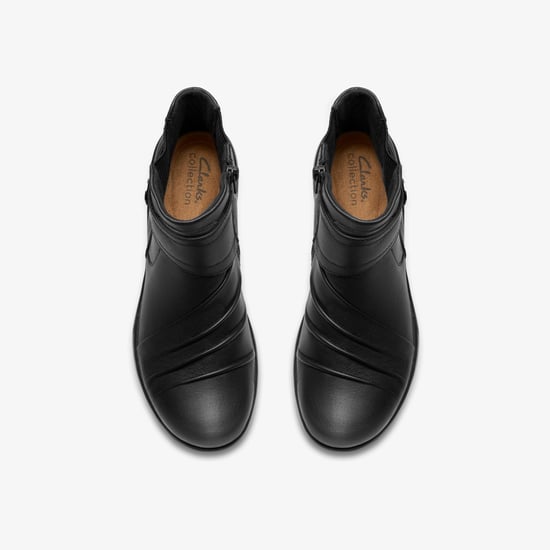 Kaetlyn Sara Black Leather Boots - Image 6