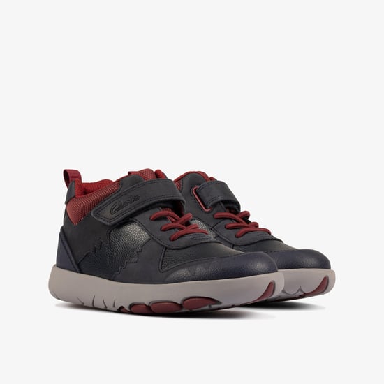 Rex Park K Navy Leather Boots - Image 4