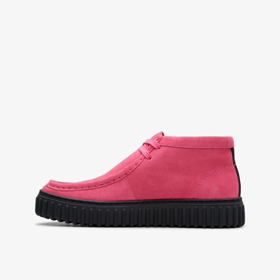 Tor Hill Older Fuchsia Suede Boots - Image 2