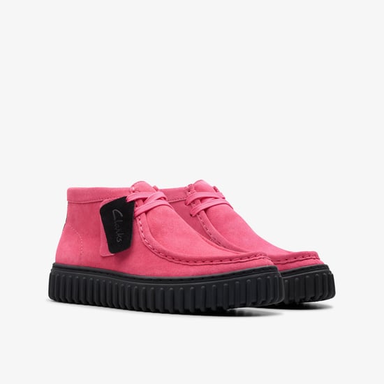 Tor Hill Older Fuchsia Suede Boots - Image 4
