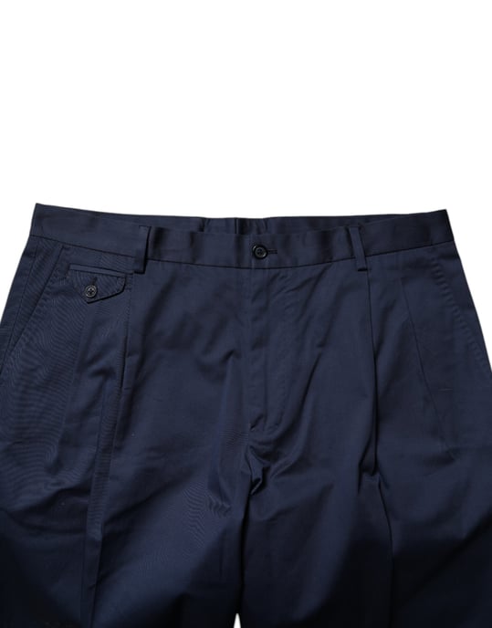 Pleated Cotton Shorts - Image 5