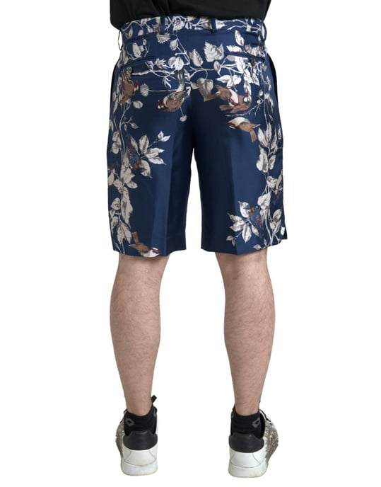 Vogelprint Zijden Shorts - Image 2