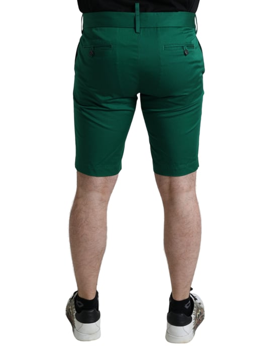 Klassisk passform gröna shorts - Image 2