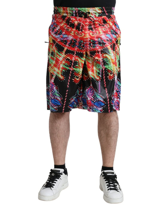 Casual Shorts Las Vegas Print - Image 1