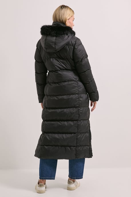 Fur Trim Padded Puffer Coat - Image 3