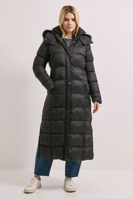 Fur Trim Padded Puffer Coat - Image 4