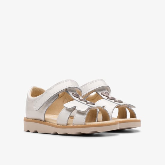 Crown Skip T. White Patent Sandals - Image 4