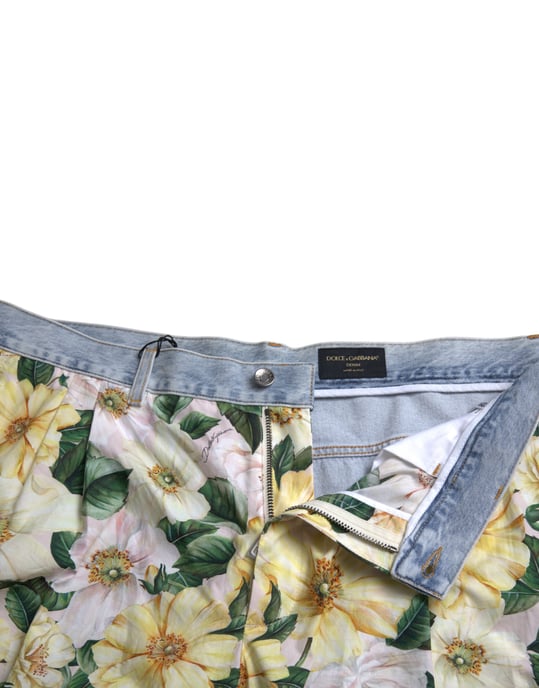 Blommönstrade Shorts Midilängd - Image 5