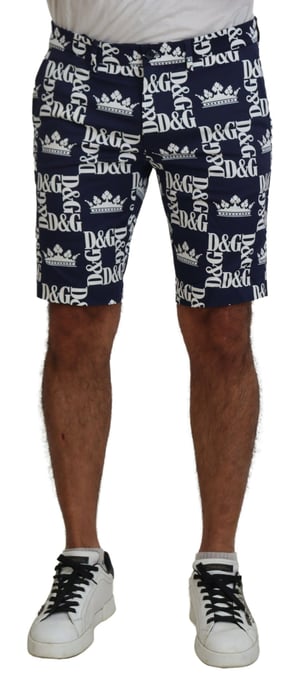 Crown Print Shorts Summer Style - Image 1