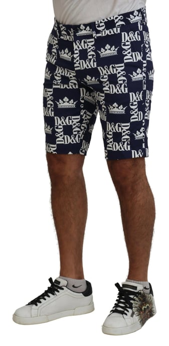 Crown Print Shorts Summer Style - Image 2