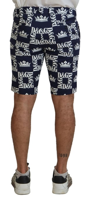 Crown Print Shorts Summer Style - Image 3