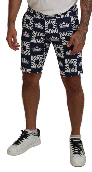 Crown Print Shorts Summer Style - Image 4