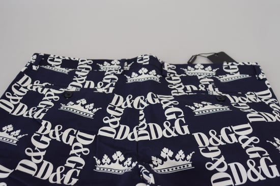 Crown Print Shorts Summer Style - Image 6