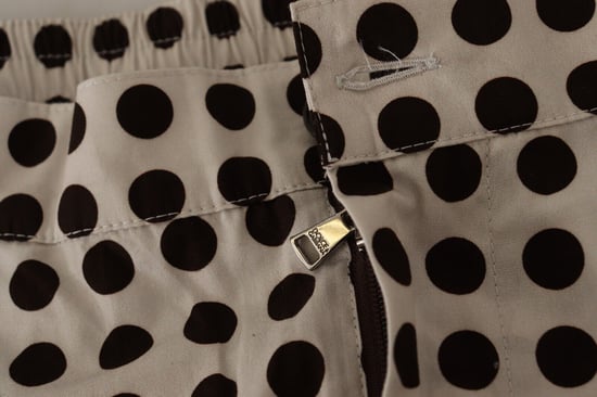 Dolce Gabbana Polka Dot Zijde Shorts - Image 4