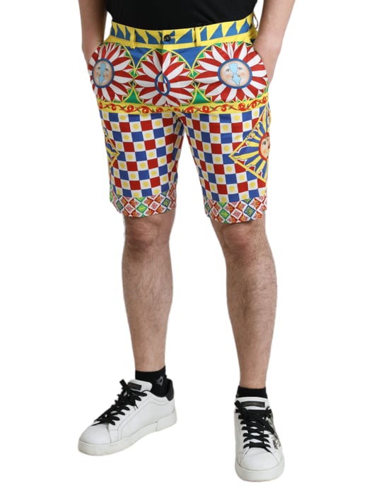 Geprinte Katoenen Shorts - Image 3