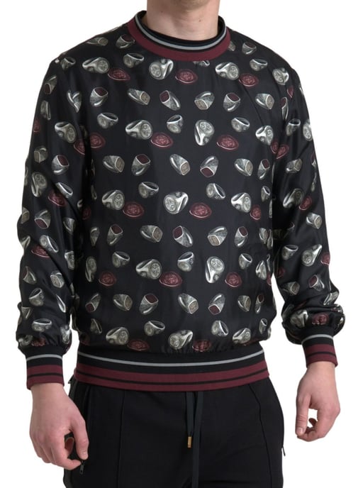 Ringtryck Sweatshirt Modellrings Tryck - Image 5