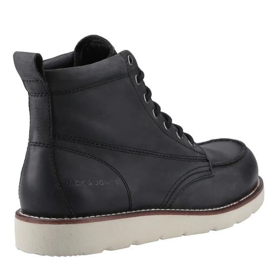 Jack And Jones Heren Toronto Leren Laarzen (Zwart) - Image 2