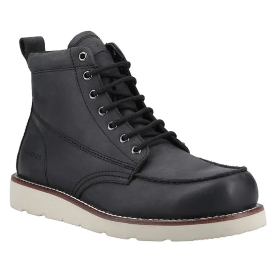 Jack And Jones Heren Toronto Leren Laarzen (Zwart) - Image 3