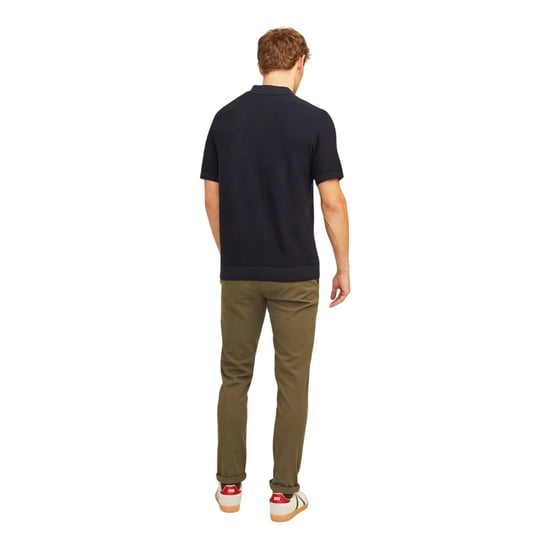 Jack And Jones Mens Slim Chinos (Olive Night) - Image 4