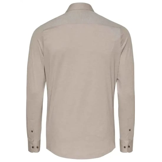 Pure 4030-21750 210 effen beige heren overhemd lange mouw - Image 2