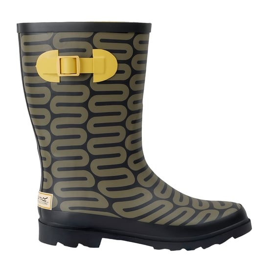 Regatta Dames/Dames Orla Kiely Regen Cloud Mid Calf Wellington Laarzen (Olijf) - Image 1