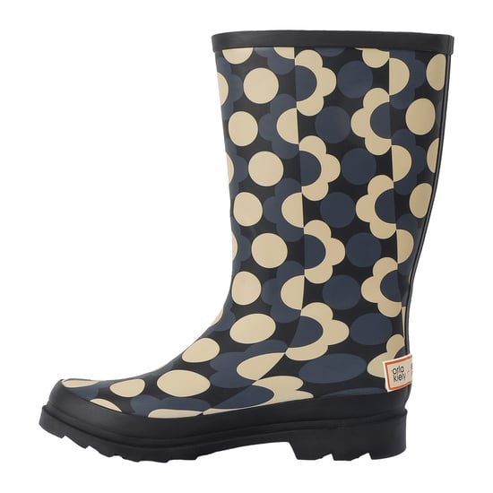 Regatta Dames/Dames Orla Kiely Regen Cloud Mid Calf Wellington Laarzen (Zwart, Wit) - Image 3