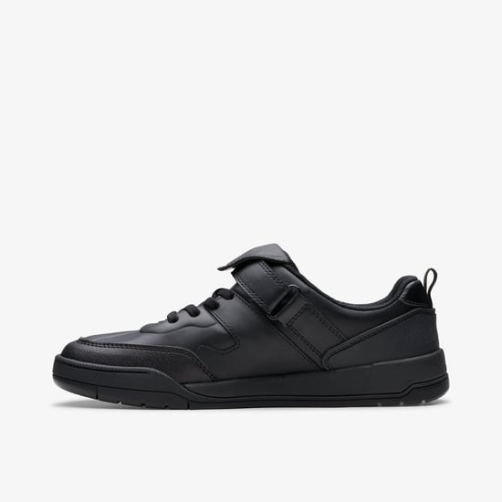 Laser Track Y Black Leather Shoes - Image 2