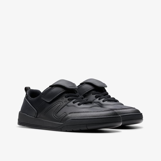 Laser Track Y Black Leather Shoes - Image 4