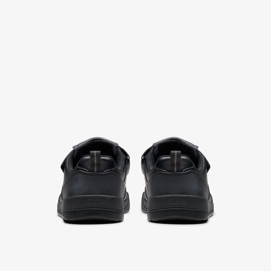 Laser Track Y Black Leather Shoes - Image 5