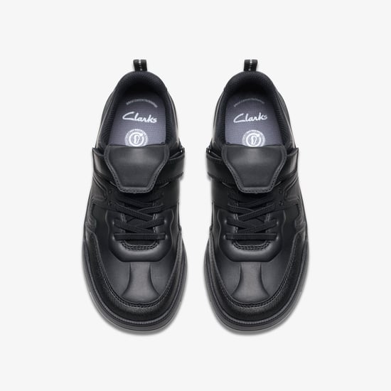 Laser Track Y Black Leather Shoes - Image 6