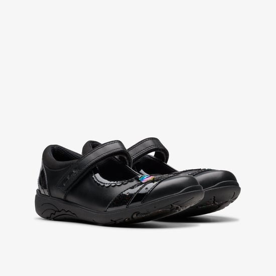Relda Spark Kid Black Leather Shoes - Image 4