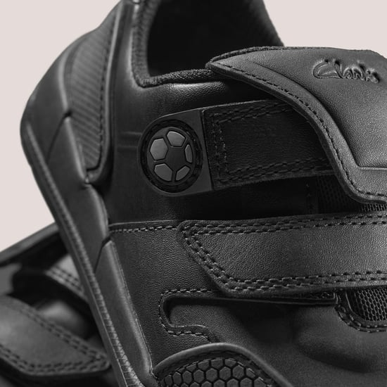 Laser Track K Black Leather Shoes - Image 3