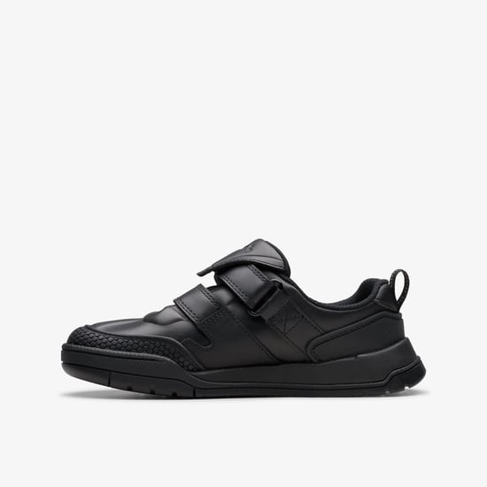Laser Track K Black Leather Shoes - Image 4