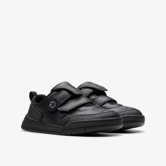 Laser Track K Black Leather Shoes - Image 6