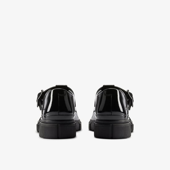 Evyn Bar Kid Black Patent Shoes - Image 5