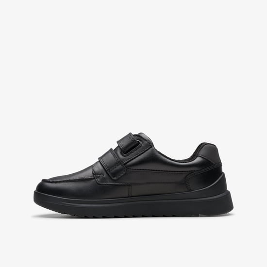 Keelan Flare K Black Leather Shoes - Image 2