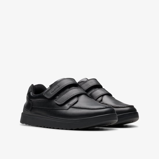 Keelan Flare K Black Leather Shoes - Image 4