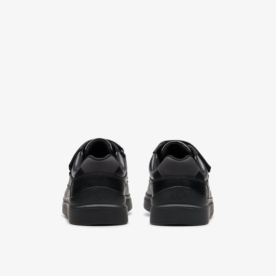 Keelan Flare K Black Leather Shoes - Image 5